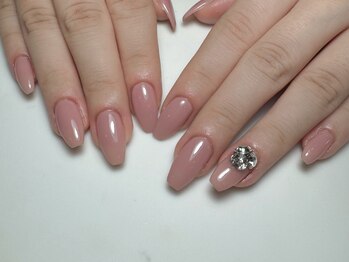 アイラッシュアンドネイル マークス 草加店(MAK's)の写真/パラジェル/フィルイン/新規ワンカラー¥4980/人気のシアーカラーでナチュラル上品なお手元を*