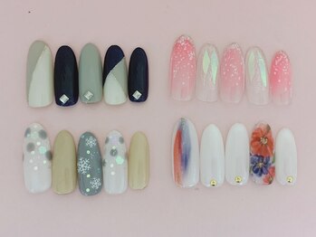 ネイルサロンアンドジュエリー アリュール(ALLURE)/1月定額デザインB(¥5830）