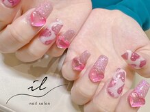 イル 神戸店/フラッシュネイル×ハート