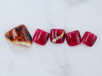 カレネイル(kale nail)/10月限定シンプルART+500円