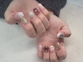 クリスマスネイル