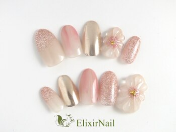 エリクサーネイル 神田(Elixir Nail)/シンプル / クーポン使用