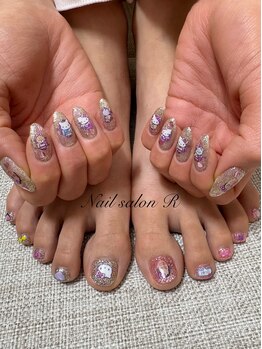 ラメワンカラー