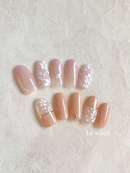 ル ソレイユ(Le soleil)/手書きレース　by mikiko