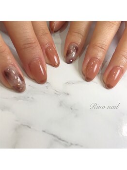 リノ ネイル(Rino nail)/ミラーフレンチネイル