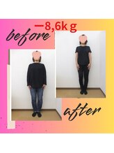 スーパースリムダイエット茅ヶ崎 茅ヶ崎整体院/3ヵ月－8,6ｋｇ減ダイエット♪