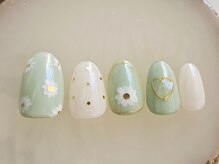 ネイルサロン フローリア(nail salon Florir)/ピスタチオカラーネイル