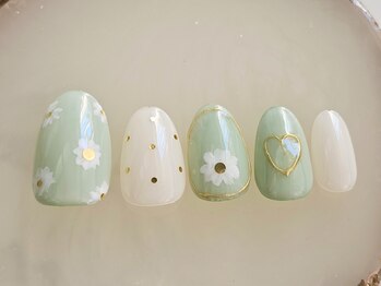 ネイルサロン フローリア(nail salon Florir)/ピスタチオカラーネイル