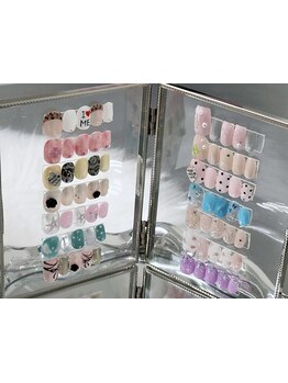 手描きアートが得意なサロン