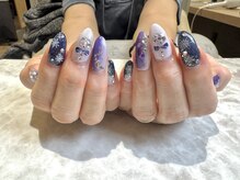 チコネイルサロン バイ オーロル(CHIKO NAIL SALON by AURORE)/【他店のお直し】補強、デザイン