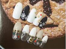 ネイルサロン ティディ(TIDY)/クリスマスNAIL★雪の結晶