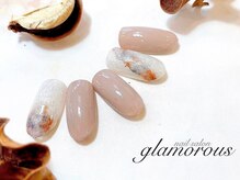 ネイルグラマラス 西新井店/《パラジェル》秋インクDesign