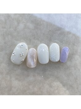 通常plan*キラキラ結晶nail