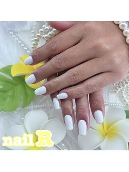 ネイルアール(nail R)/ホワイトネイルです♪