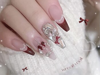 nail salon mimi【4月上旬 NEW OPEN（予定）】/埋めつくし×赤フレンチ
