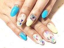 キュアエヌ(cure.n)/リーフホログラムネイル