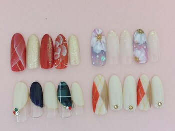 ネイルサロンアンドジュエリー アリュール(ALLURE)/1月定額デザインC(¥6370）