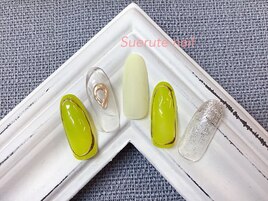 クリア×ネオンカラー ¥7000