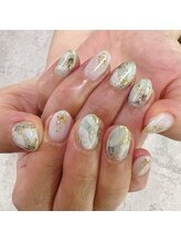 ネイルサロンファストネイルプラス 新宿店(FAST NAIL PLUS)/夏ネイル2023【天然石ネイル】