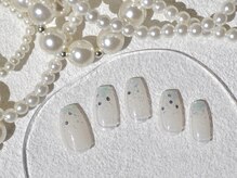 ネイルサロン リッチーズ(nail salon Riches)/先端にさりげないオーロラ仕込み