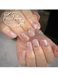 クリアアイシングネイル