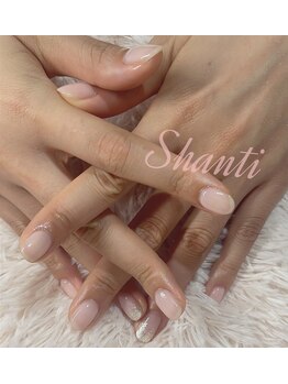 シャンティ(Shanti)/ワンカラー×一本ラメグラ