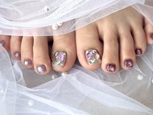 シャルール(Chaleur)/うめつくし×マグフットネイル