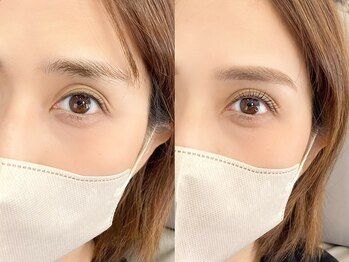 チルアンドアイ 千葉駅前店(Chill&Eye)/美眉スタイリング/BeforeAfter