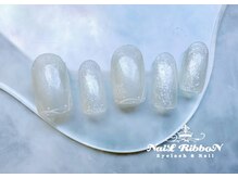 アイラッシュ アンド ネイル リボン 池袋店(RibboN)/[2279]シンプル◎ホワイト