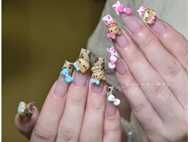 ヒョウ柄　キティネイル