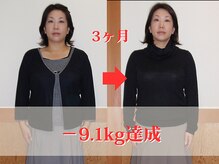 慧仁治療院/50代女性-9.91ロ達成