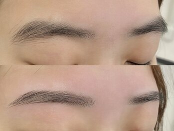 メーメ(me-me)の写真/【第一印象を左右する眉のお手入れはプロにお任せ♪】ご要望に合わせ施術するので初めての方にもオススメ◎
