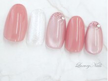 ラグジュアリーネイルズ アカバネ(Luxury Nails Akabane)/大人可愛い*ピンクNail
