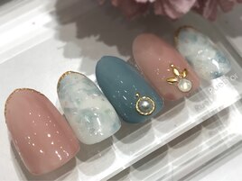 上品なシンプルタイダイ