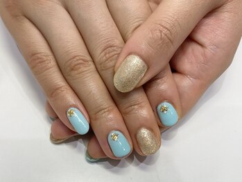 クォーターリゾートネイル(QUARTER RESORT nail)/ビタミンカラーネイル☆
