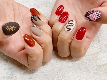 モレリア(morelia)/バレンタイン チョコネイル