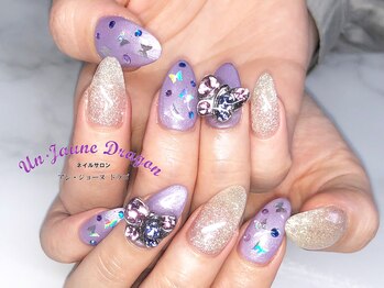 アン ジョーヌドラゴ/【自爪ネイル】蝶々ネイル