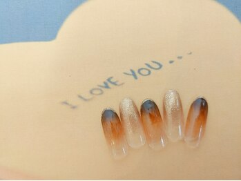 ネイルサロン&スクール ジーナ(GINA)/べっ甲グラデーションネイル