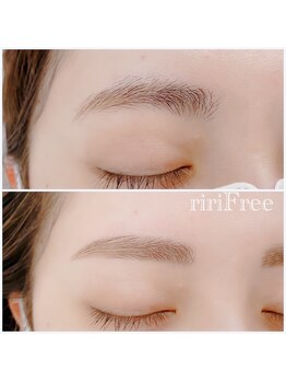 リリフリー(riri Free)/【丁寧な間引き】眉毛wax