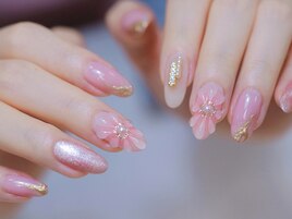 ぷっくりお花ネイル　マグネット