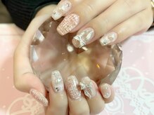 キャッツアイ東京 新宿店(Cat's eye TOKYO)/ツイードネイル