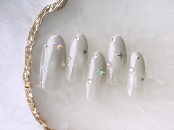 ネイルサロンフォーユー(for u)/キラキラネイル￥7980
