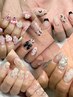 【初回オフ無料】デザイン持込OK♪90分付け放題Lavanyaコース￥6980