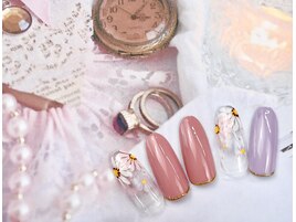 フリーアート！フラワーネイル
