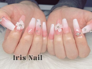 アイリスネイル 大塚(Iris Nail)の写真/【チップ長さ出し×持ち込みデザイン】でより華やかな指先に♪周りから褒められるデザインで気分も上がる♪
