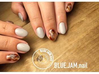 ブルージャムネイル(BLUE.JAM.nail)/定番人気★べっ甲アート　YUKIKO