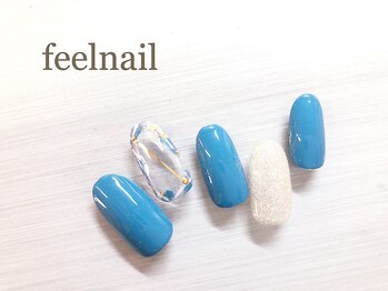 フィールネイル 天神橋店(feel nail)/赤べっ甲/キャメル/着物ネイル
