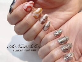 個性派アシメネイル