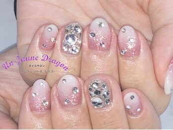 アン ジョーヌドラゴ/【自爪ネイル】キラキラネイル