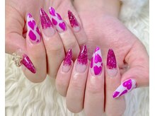 マイネイル 池袋西口(My Nail)/ピンクハートミラーネイル☆